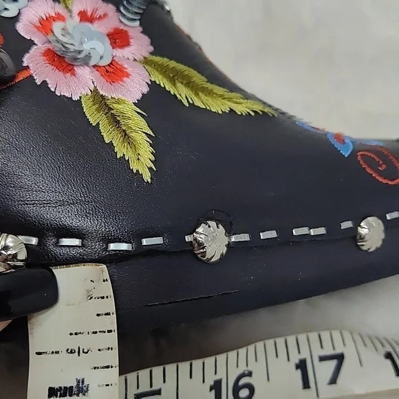 Beautiful Sequin Studded Platform Mules Size 36 - Picture 8 of 8